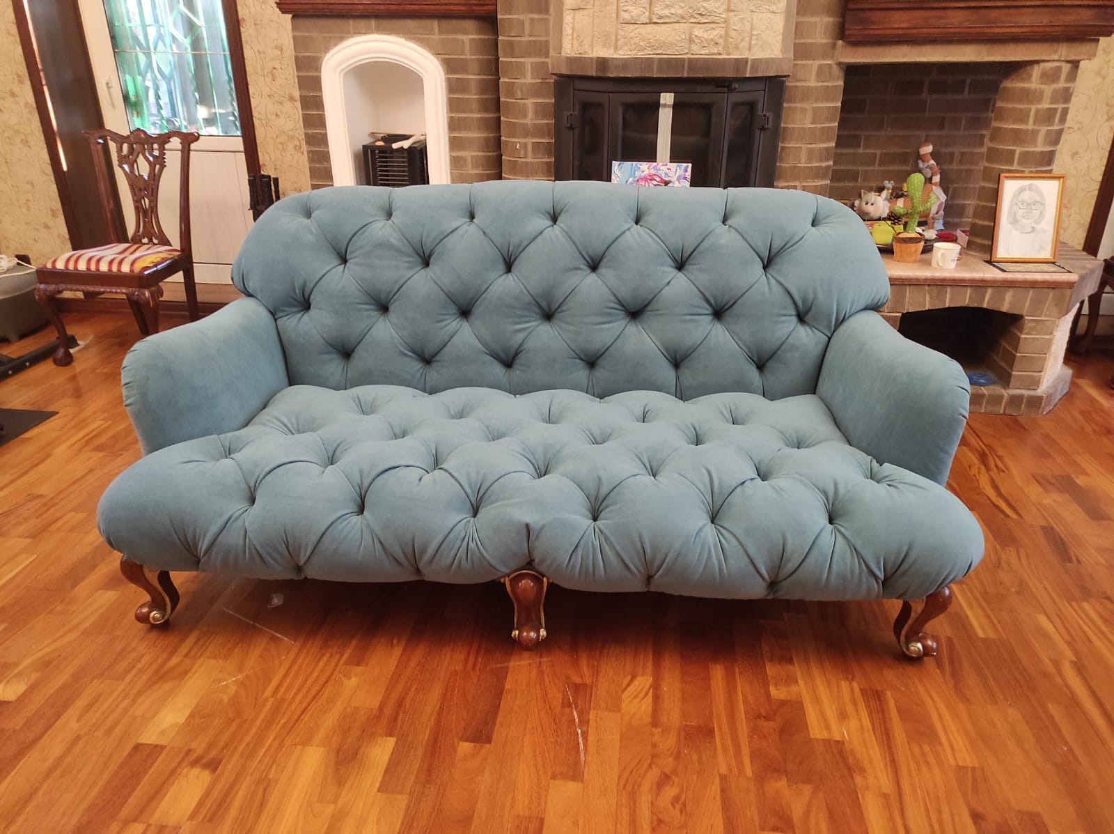 Обивка дивана. Селятино